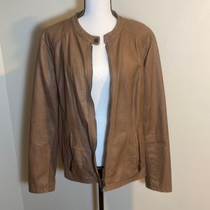 Pleather jacket, XL. EUC